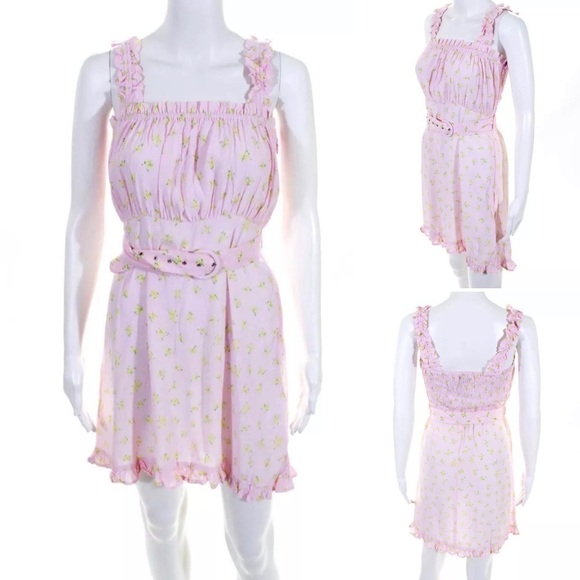Faithfull the Brand Dress NWT Summer Mini Luda Dress New 10 - Picture 3 of 8